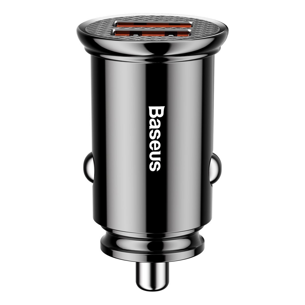 Baseus Φορτιστής Αυτοκινήτου Circular 2xUSB QC3.0 Γρήγορης Φόρτισης 5A 30W Μαύρος CCALL-YD01