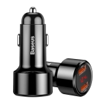 Baseus Φορτιστής Αυτοκινήτου 2x USB QC 3.0 45W Μαύρος CCMLC20A-01 - Image 4