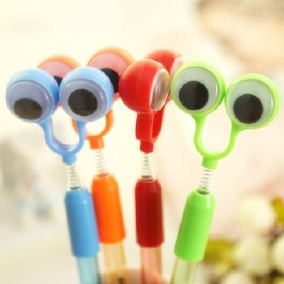 Gadget Master Στυλό Μπλε Big eyes Τυχαία Επιλογή Χρώματος - Image 3