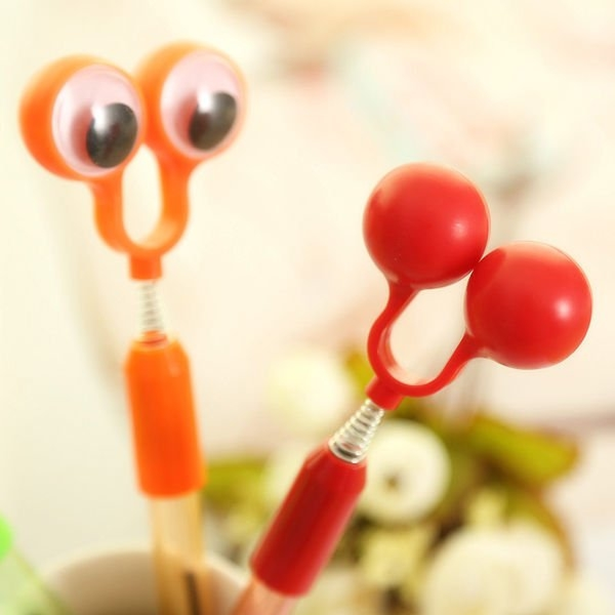 Gadget Master Στυλό Μπλε Big eyes Τυχαία Επιλογή Χρώματος - Image 4