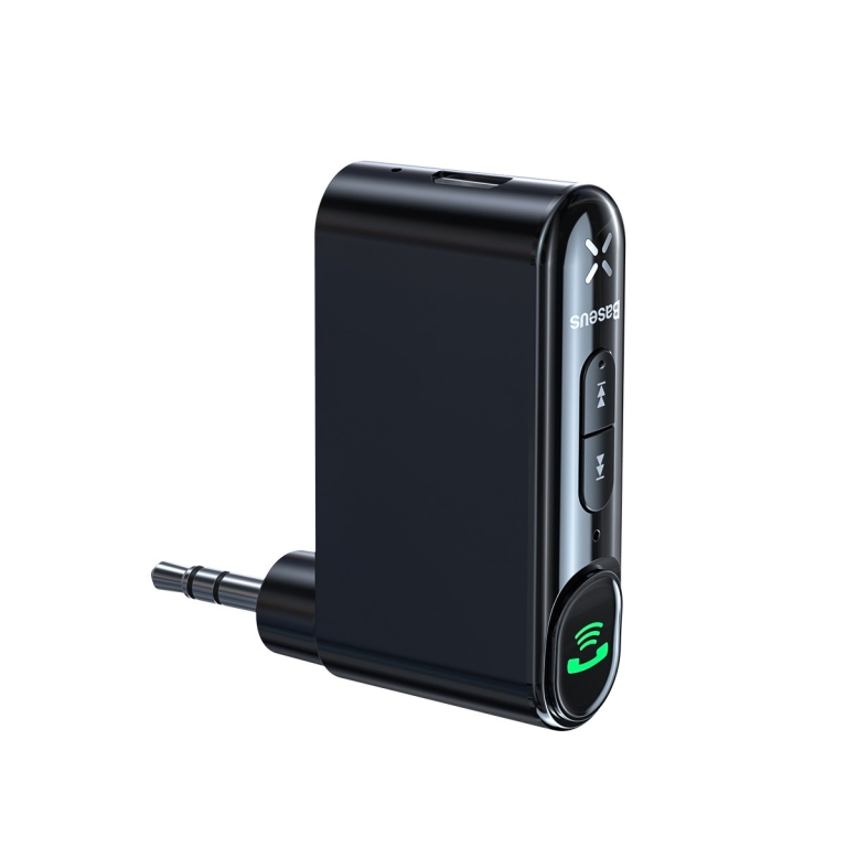 Baseus Bluetooth AUX Transmitter BSBA-02 (Overseas Edition) Μαύρος WXQY010001