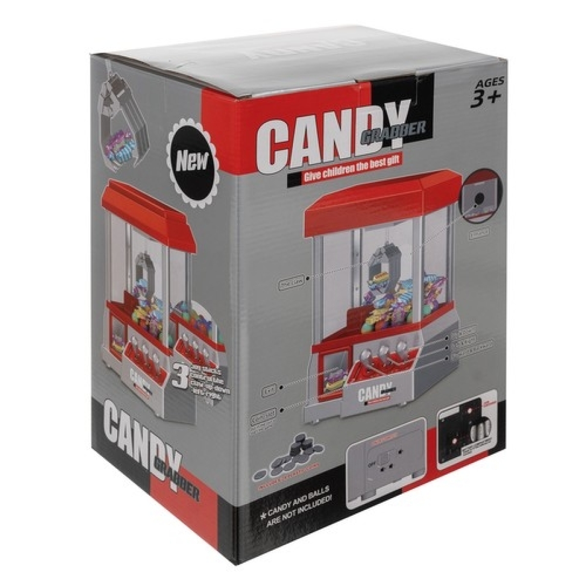 Παιχνίδι Candy Grabber με Δαγκάνα για Καραμέλες και Ζαχαρωτά 31x17x22cm 00024849 - Image 3