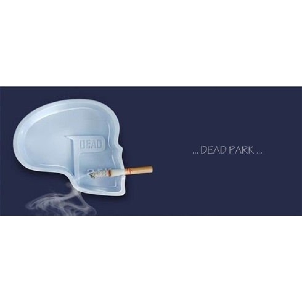 Gadget Master Τασάκι σε σχήμα κρανίου άσπρο - Image 2