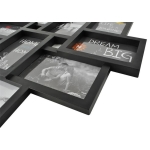 Πολυκορνίζα Πλαστική 10 Θέσεων 54x49x2cm για Φωτογραφίες Διαστάσεων έως 10x15cm Μαύρη 00006297 - Image 3