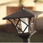 Καρφωτό Ηλιακό Φωτιστικό Κήπου IP44 57-155 x 17 x 17 cm Μαύρο 00023548 - Image 3