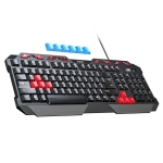 Inphic Gaming Keyboard Ενσύρματο Μαύρο Κόκκινο V610 - Image 2