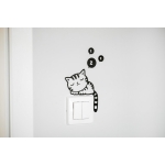 Gadget Master Αυτοκόλλητο Sleepy Kitty Cat - Image 2