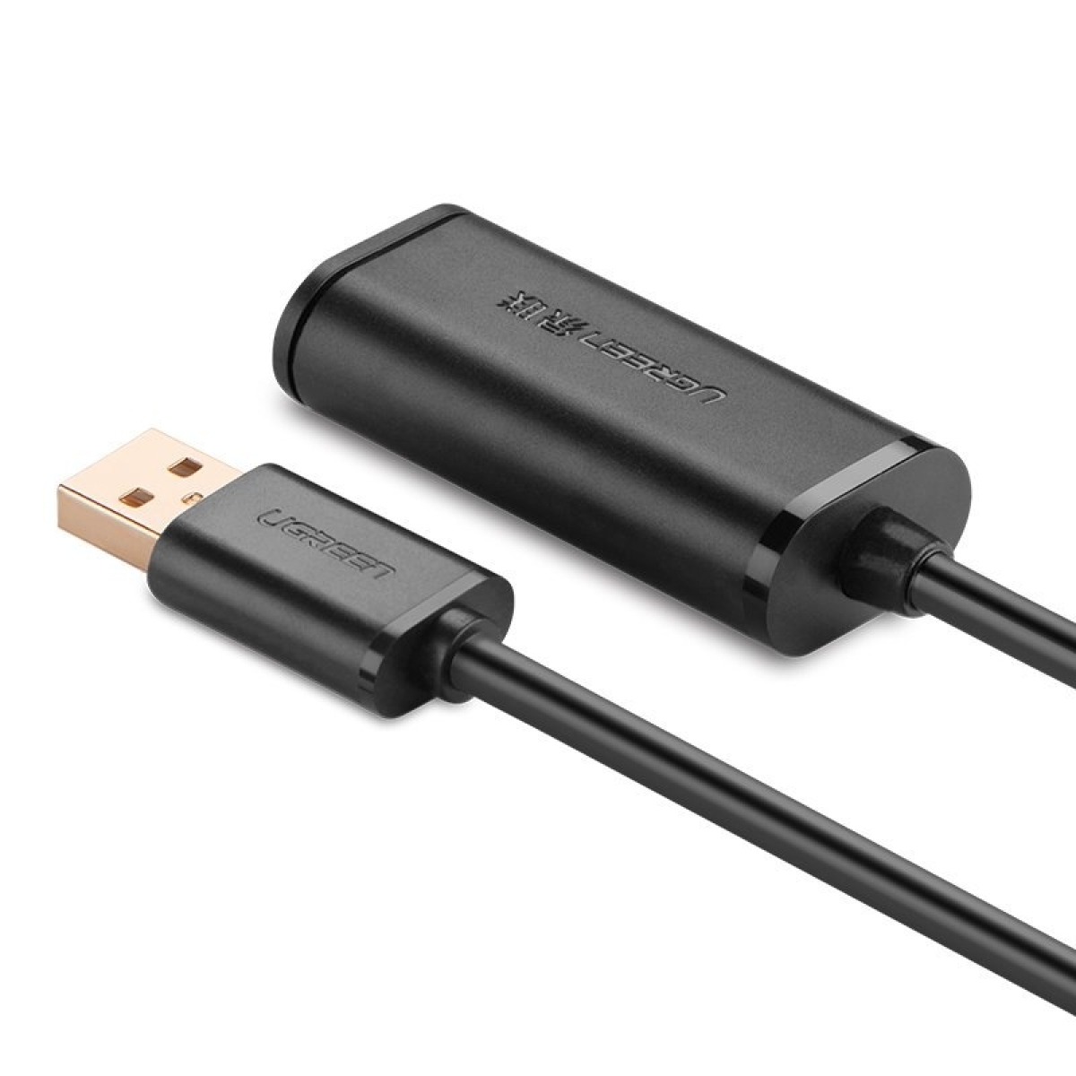 Ugreen Καλώδιο Επέκτασης USB 2.0 Θηλυκό USB-A σε Αρσενικό USB-A 5m Μαύρο US121 10319 - Image 2