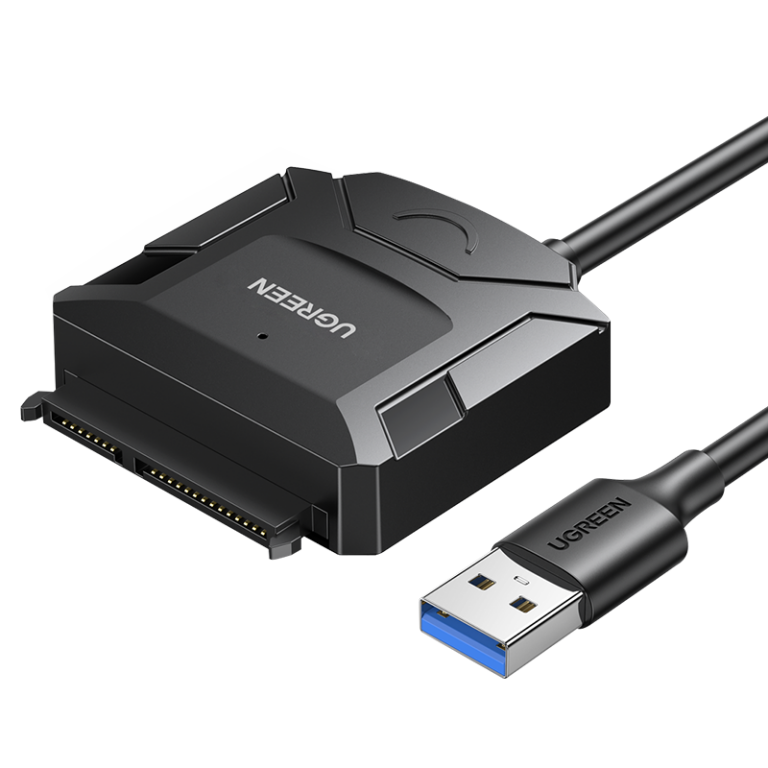 Ugreen Αντάπτορας για Σκληρό Δίσκο 2.5"/3.5" SATA σε USB-A 3.0 Μαύρος CR108 20611