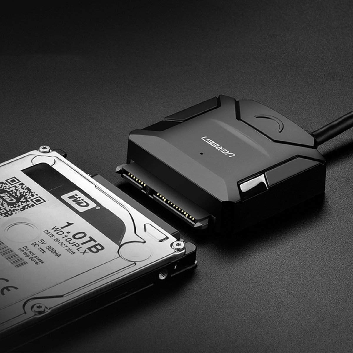 Ugreen Αντάπτορας για Σκληρό Δίσκο 2.5"/3.5" SATA σε USB-A 3.0 Μαύρος CR108 20611 - Image 2