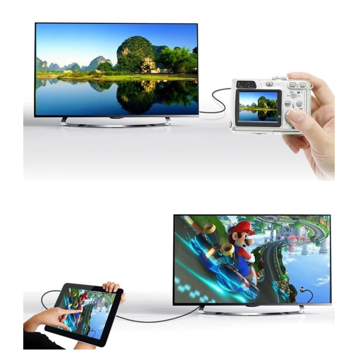 Ugreen Αντάπτορας HDMI Θηλυκό σε Mini HDMI Αρσενικό 4K 60Hz Ethernet HEC ARC audio 32 channels 22 cm Μαύρο 20137 - Image 4