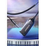 Ugreen Bluetooth 5.3 audio receiver USB cable audio adapter AUX jack Μαύρο - Image 3