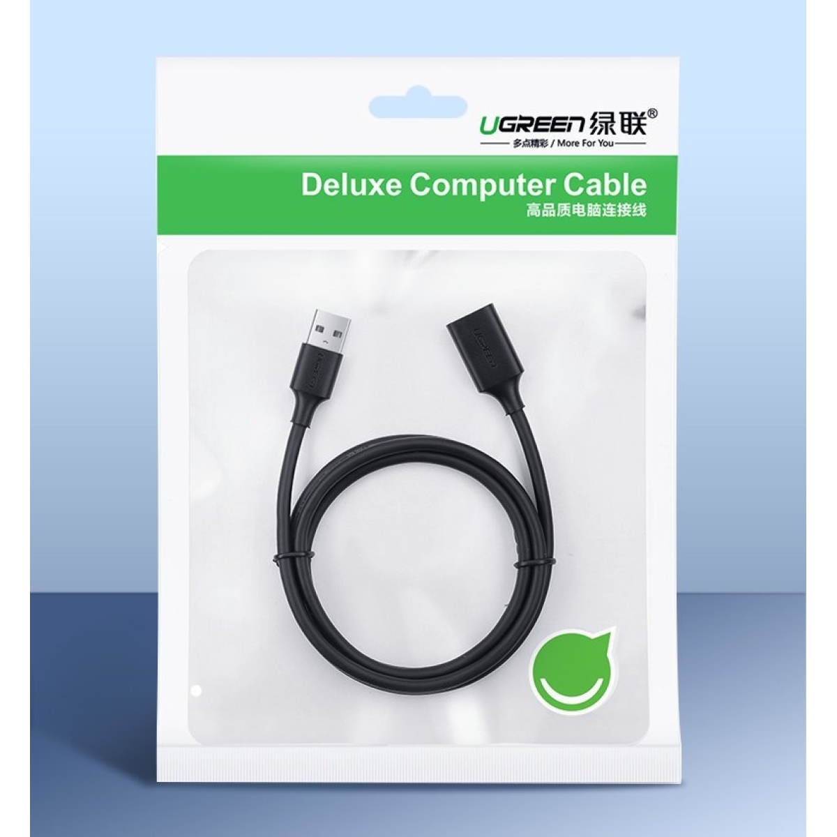 Ugreen Καλώδιο Επέκτασης USB 3.0 Θηλυκό USB-A σε Αρσενικό USB-A 1.5m Μαύρο US129 30126 - Image 3
