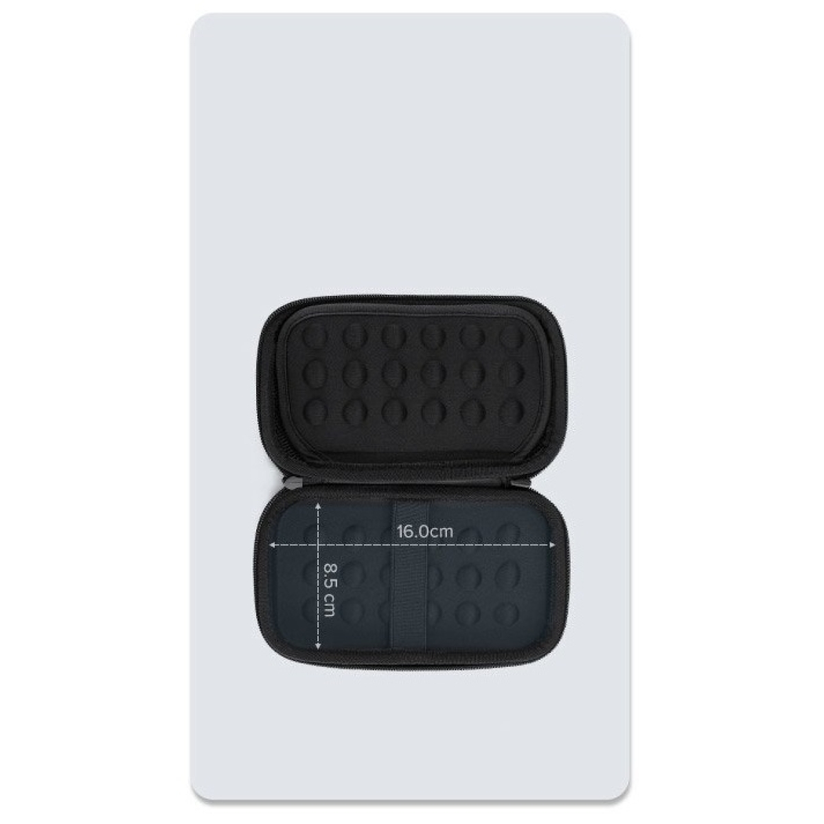 Ugreen Θήκη EVA Shockproof Μεταφοράς για Σκληρό Δίσκο 2.5mm HDD ή SSD με Χώρο για Αξεσούαρ Μαύρη 40707 - Image 3