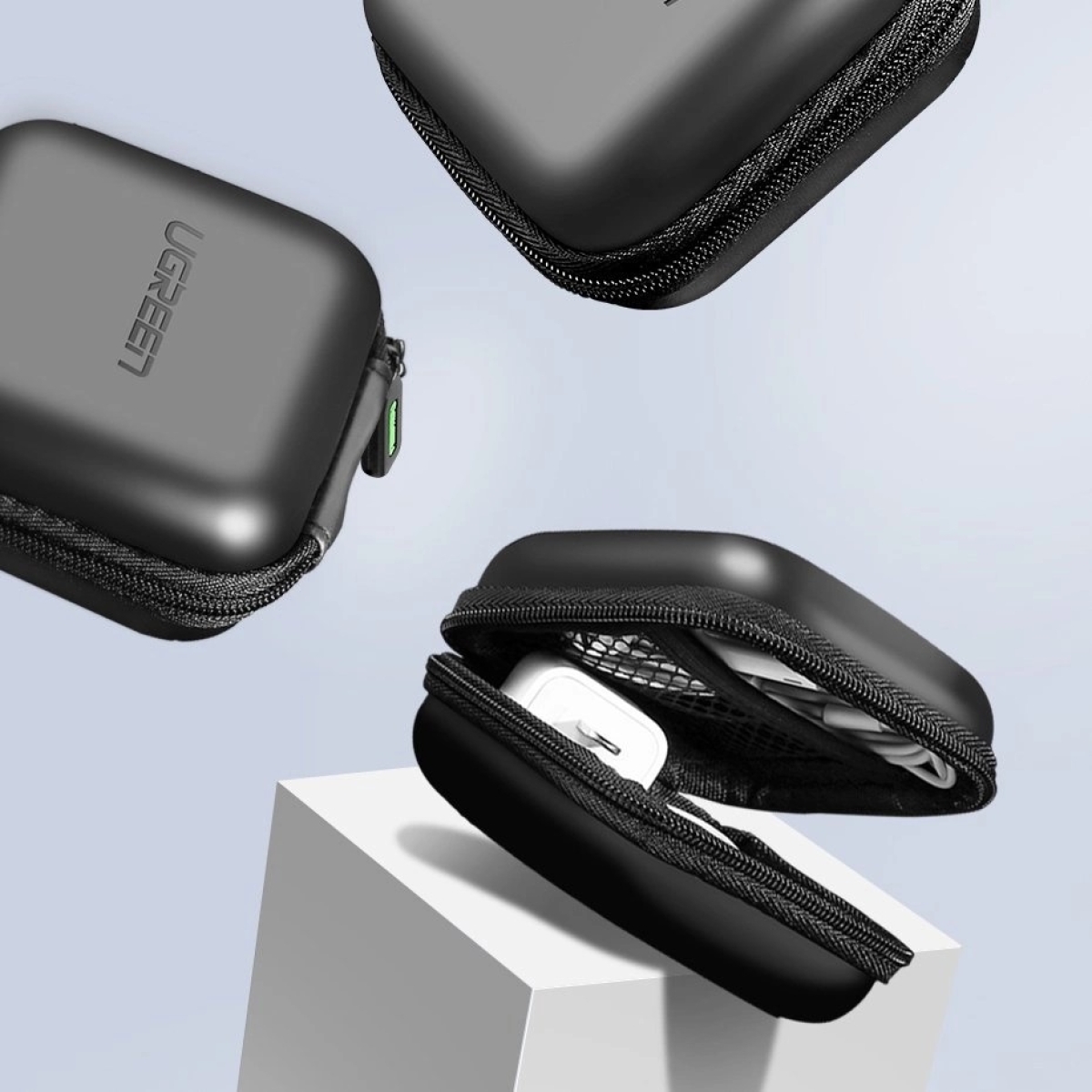 Ugreen Θήκη Μεταφοράς για Ακουστικά TWS/Airpods Μαύρη (40816) - Image 2
