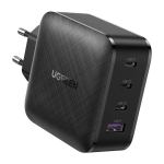 Ugreen Φορτιστής Χωρίς Καλώδιο Fast Charger PPS 65W 1x USB / 3x Type C QC 3.0 Power Delivery SCP FCP AFC Μαύρος - Image 2