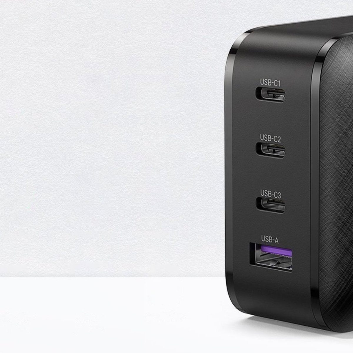 Ugreen Φορτιστής Χωρίς Καλώδιο Fast Charger PPS 65W 1x USB / 3x Type C QC 3.0 Power Delivery SCP FCP AFC Μαύρος - Image 4