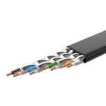 Ugreen NW106 Flat U/FTP (STP) Cat.7 Καλώδιο Δικτύου Ethernet 5m Μαύρο - Image 2