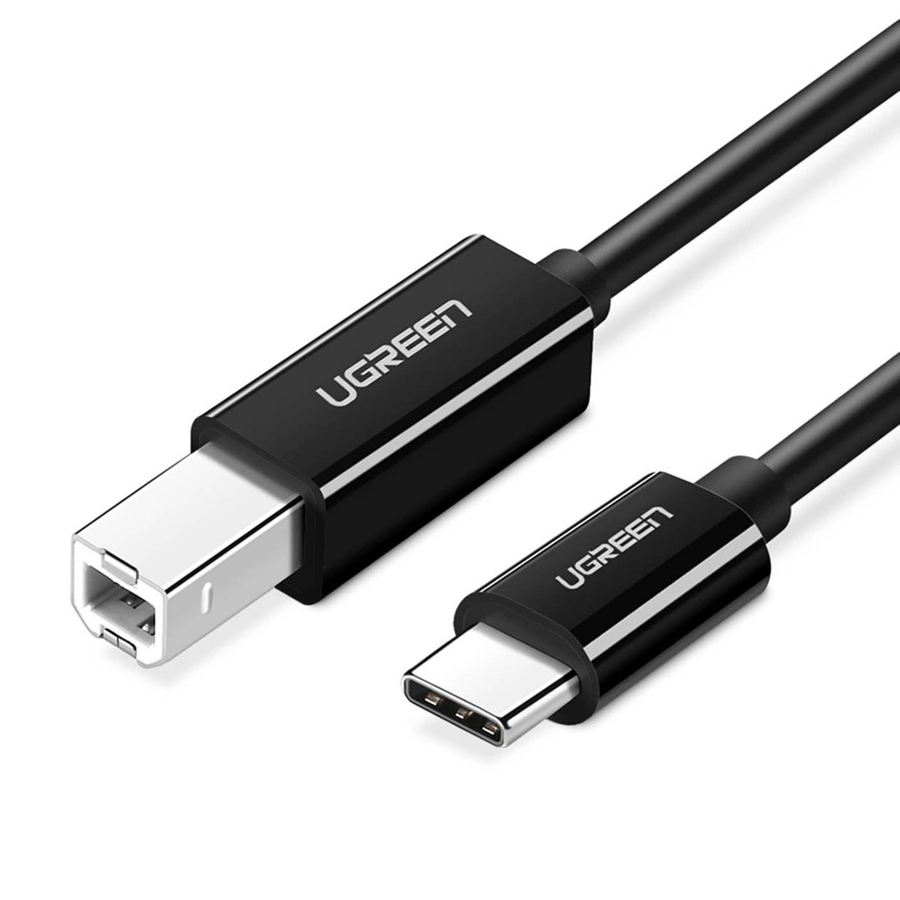 Ugreen Καλώδιο Printer/Scanner Type C Αρσενικό σε USB-B Αρσενικό 480Mb/s 2m Μαύρο US241 50446
