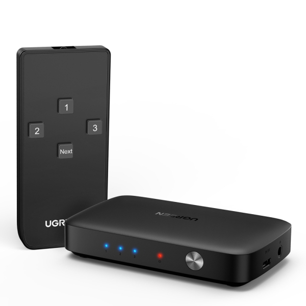 Ugreen Splitter Switch HDMI - 3x HDMI 4K 30Hz Μαύρο CM332 80125