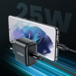 Ugreen Φορτιστής Type C 25W Power Delivery με Καλώδιο Type C 2m Μαύρο - Image 3
