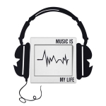 Gadget Master Αυτοκόλλητο MUSIC IS MY LIFE - Image 2