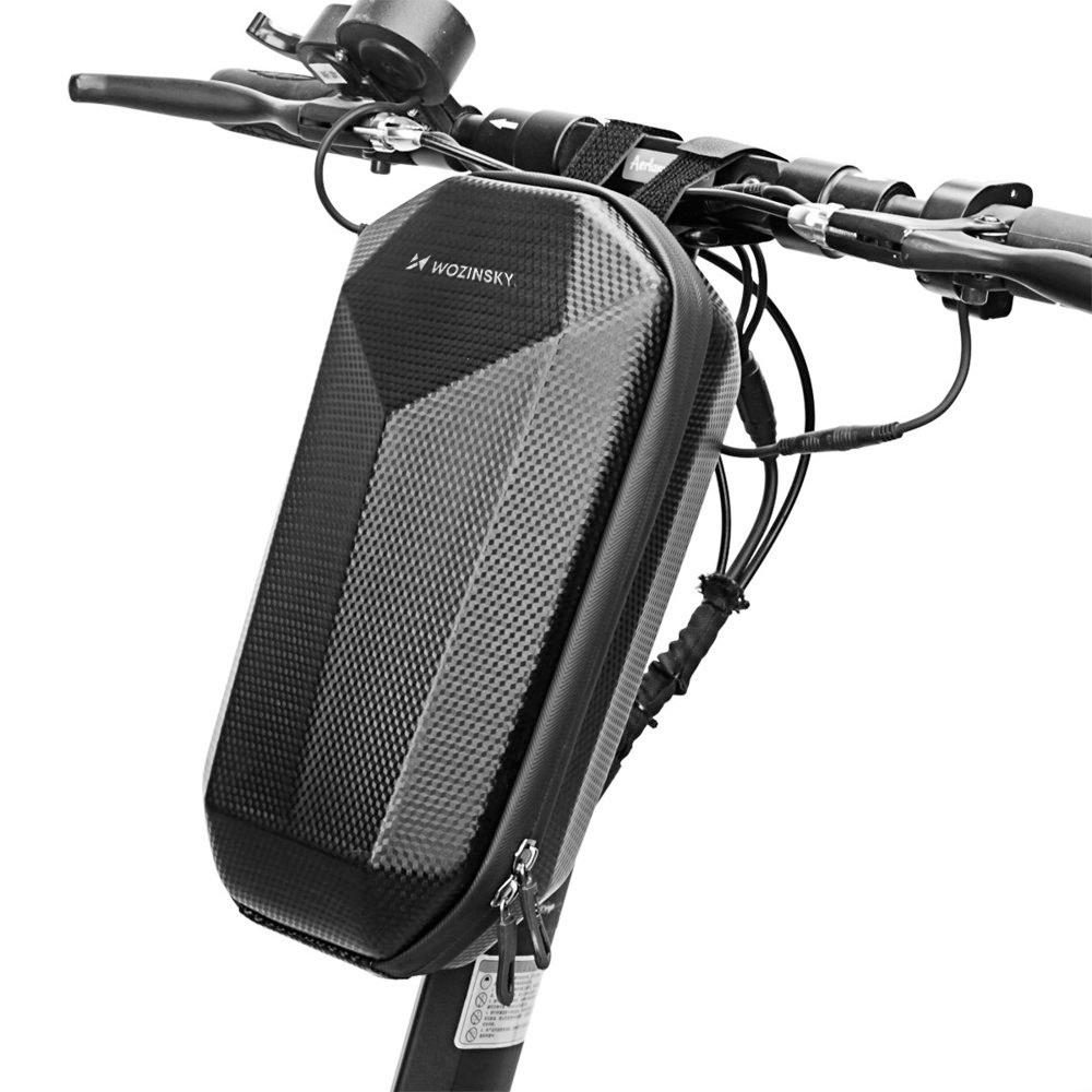 Wozinsky Τσαντάκι για Electric Scooter Handlebar EVA 4L Μαύρο WSB2BK