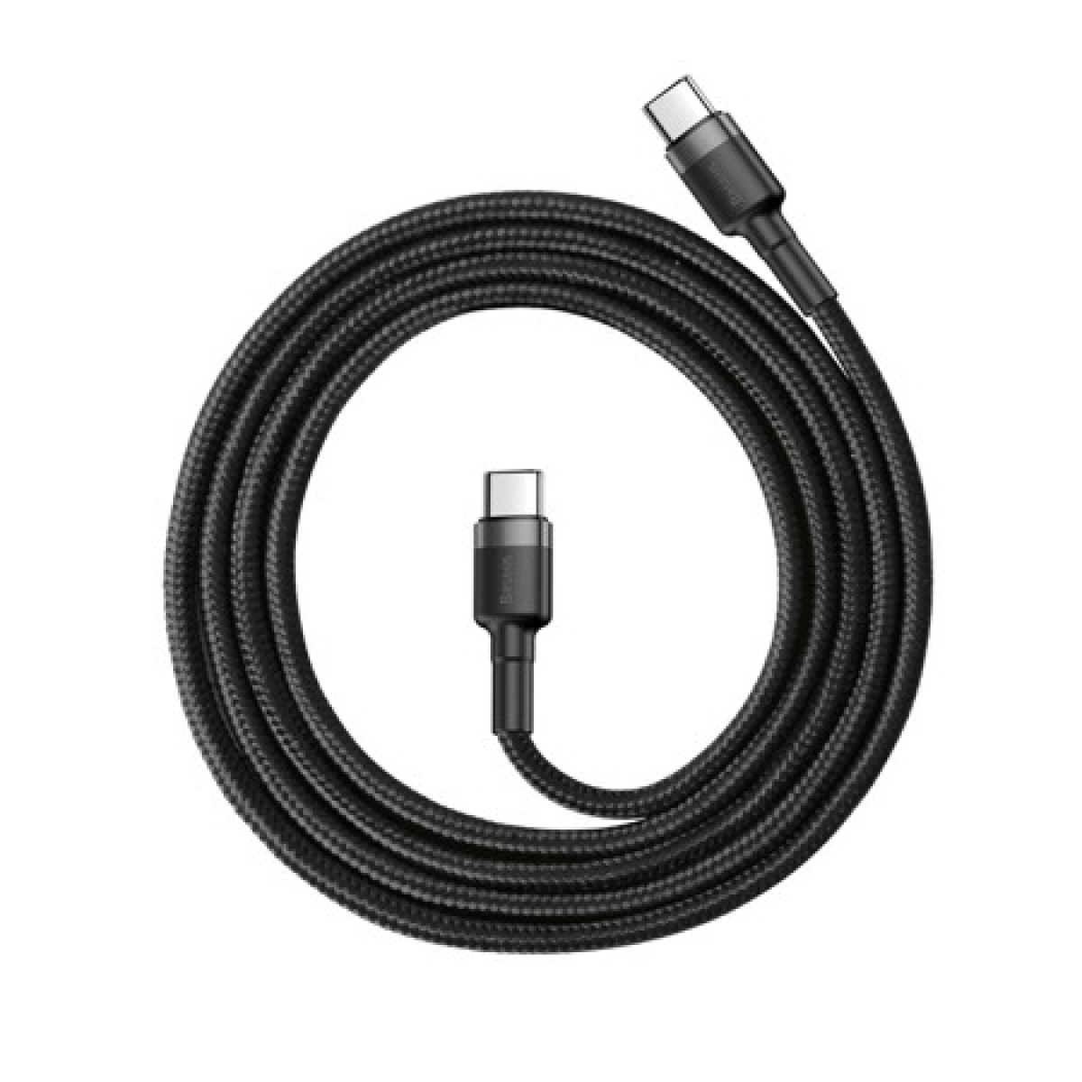 Baseus Καλώδιο Cafule USB-C to USB-C Black/Gray 1m CATKLF-GG1 - Image 2