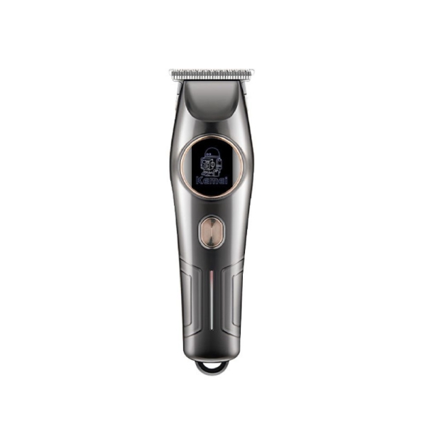 Επαναφορτιζόμενη Κουρευτική Μηχανή & Trimmer Kemei KM-643 με Οθόνη LCD