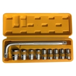 Epica Star Καρυδάκια Εξάγωνα με Καρέ Υποδοχής 1/2″ Σετ 10 τεμαχίων EP-20305