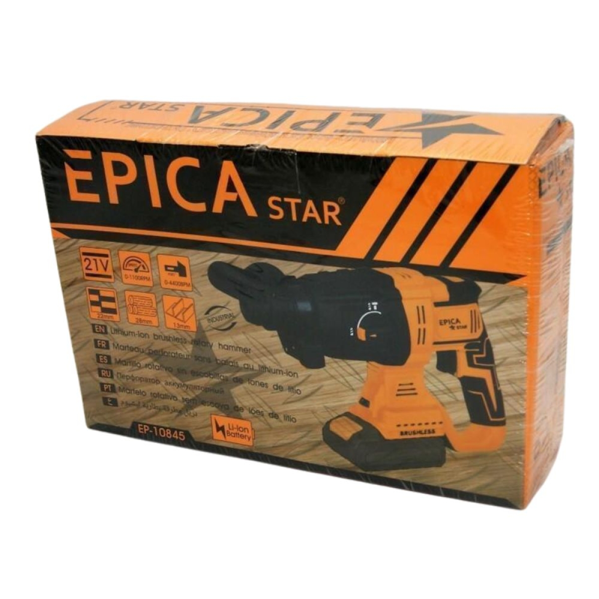 Epica Star Κρουστικό Σκαπτικό Πιστολέτο Μπαταρίας 21V Solo με Υποδοχή SDS Plus EP-10845