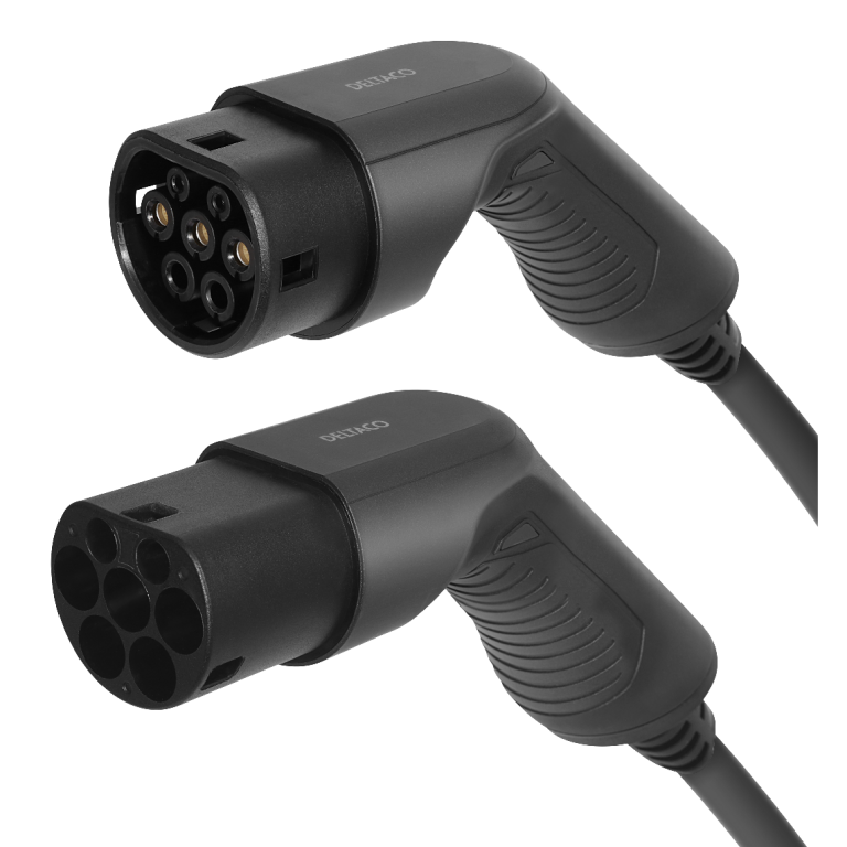 Deltaco Καλώδιο Φόρτισης EV e-Charge 1 Φάσης 32A Type 2 σε Type 2