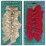 Φιόγκοι σετ 6τεμ 8cm Xmasfest 1131677