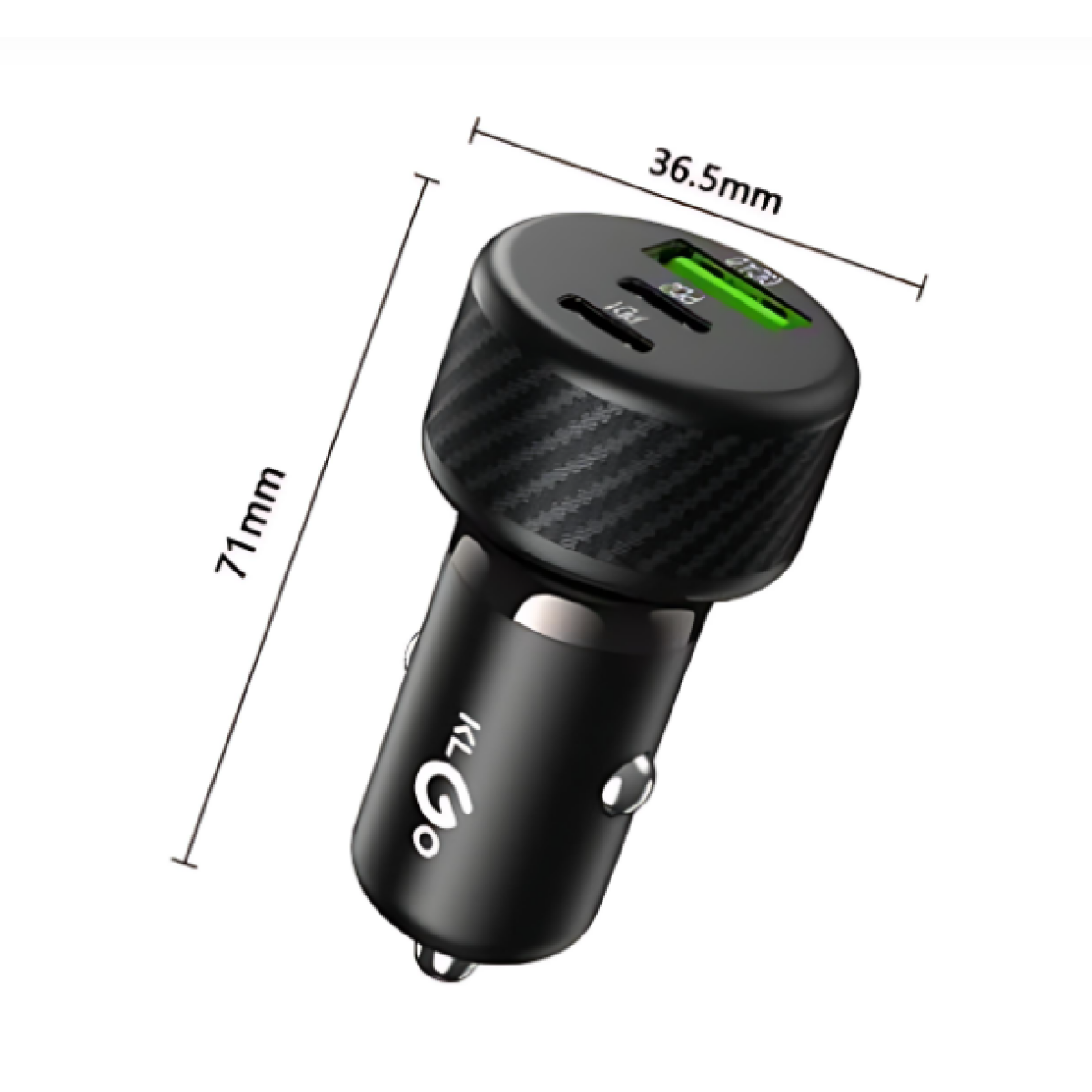 FM Transmitter Αυτοκινήτου - Car Charger 120W TC-29PD Μαύρο - Image 2