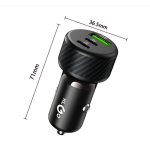 FM Transmitter Αυτοκινήτου - Car Charger 120W TC-29PD Μαύρο - Image 2