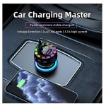 FM Transmitter Αυτοκινήτου - Car Charger 45W TC-25PD Μαύρο - Image 3