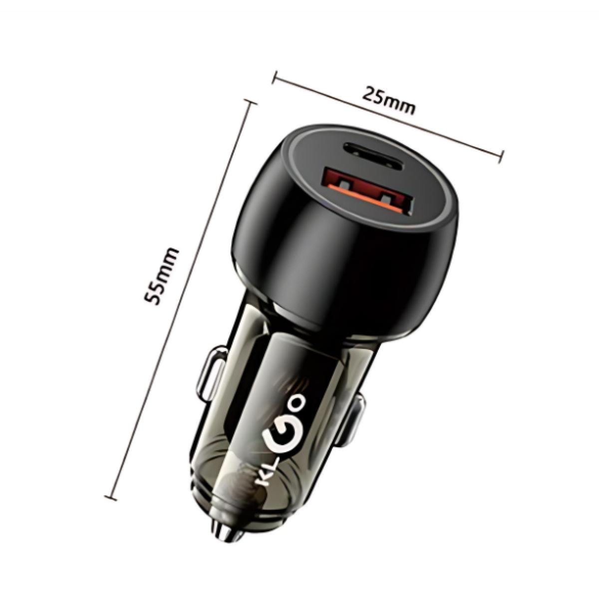 FM Transmitter Αυτοκινήτου - Car Charger 45W TC-27PD Μαύρο - Image 2
