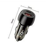 FM Transmitter Αυτοκινήτου - Car Charger 45W TC-27PD Μαύρο - Image 2