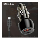 FM Transmitter Αυτοκινήτου - Car Charger 45W TC-27PD Μαύρο - Image 3