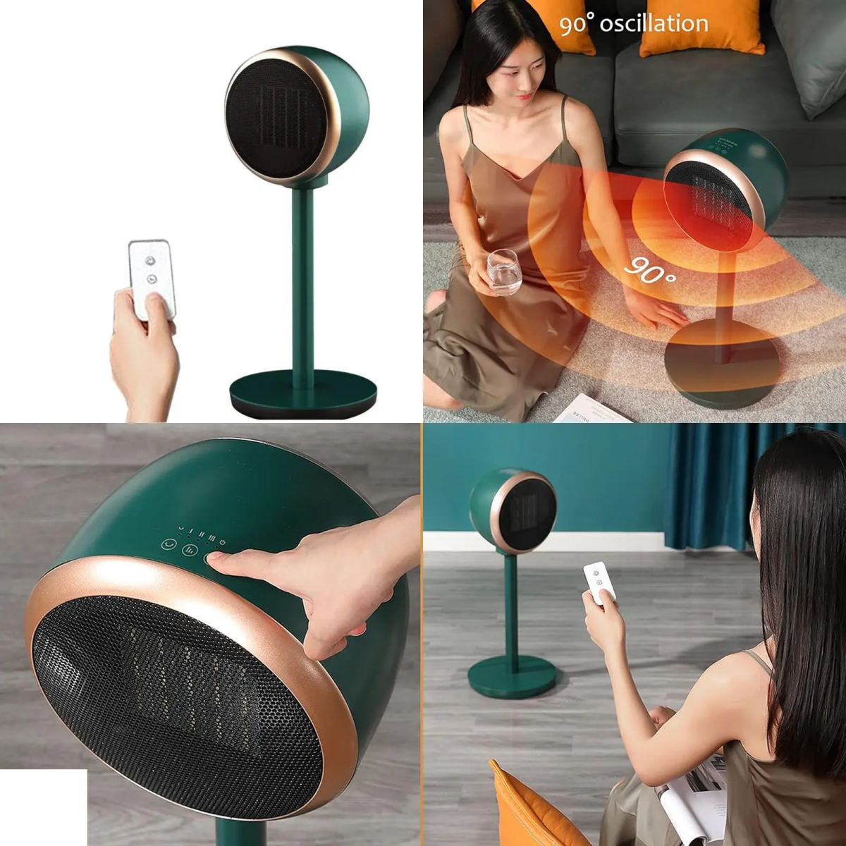 Φορητό Αερόθερμο με Τηλεχειριστήριο - Fan Heater