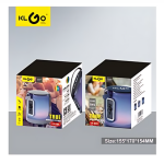 Φορητό Ασύρματο Ηχείο Bluetooth με Φωτισμό RGB Klgo LY-886 Μπλε - Image 2