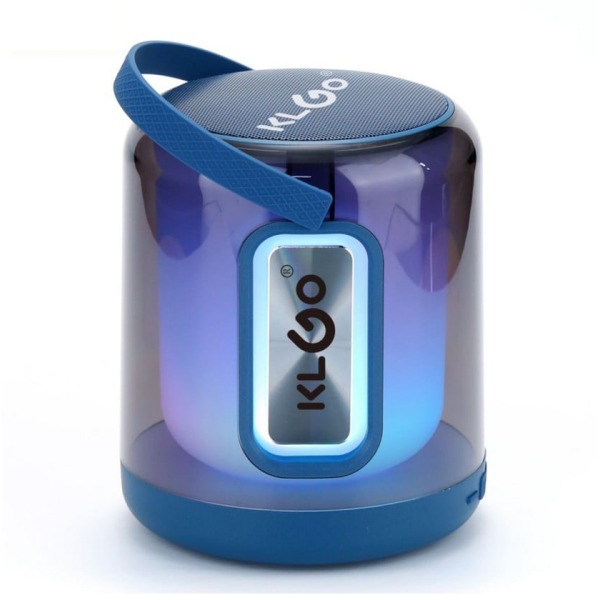 Φορητό Ασύρματο Ηχείο Bluetooth με Φωτισμό RGB Klgo LY-886 Μπλε