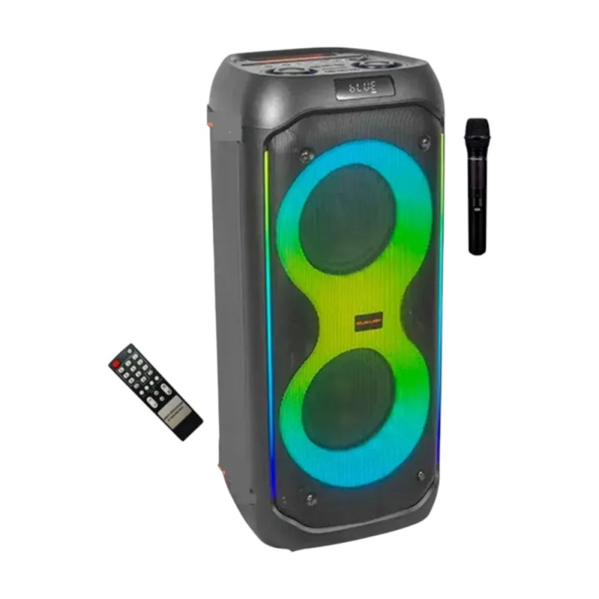 Φορητό Bluetooth Ηχείο Καραόκε CMiK MK-105 με LED Φωτισμό και Ασύρματο Μικρόφωνο