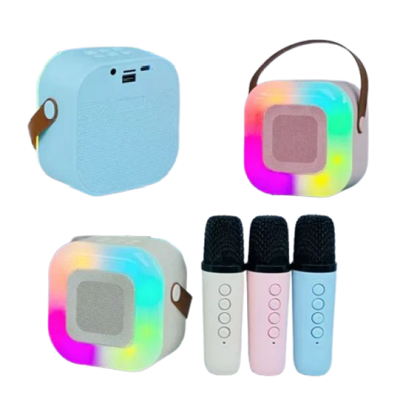 Φορητό Ηχείο Καραόκε Bluetooth Με Ασύρματο Μικρόφωνο Και LED Φωτισμό A31