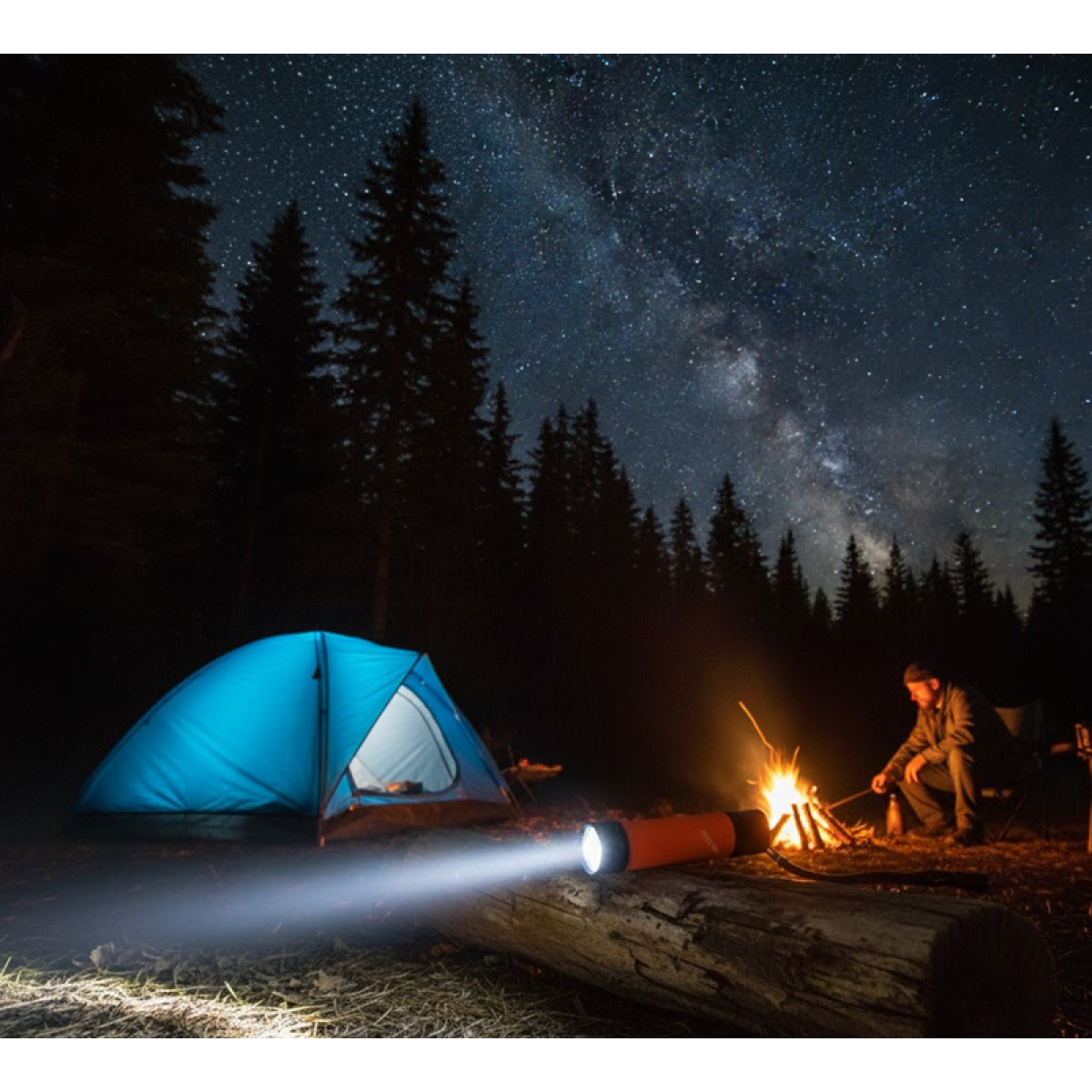 Φορητός Φακός Μπαταρίας 0.5W 51lm 6500K IP20 Aigostar - Πορτοκαλί - Image 2