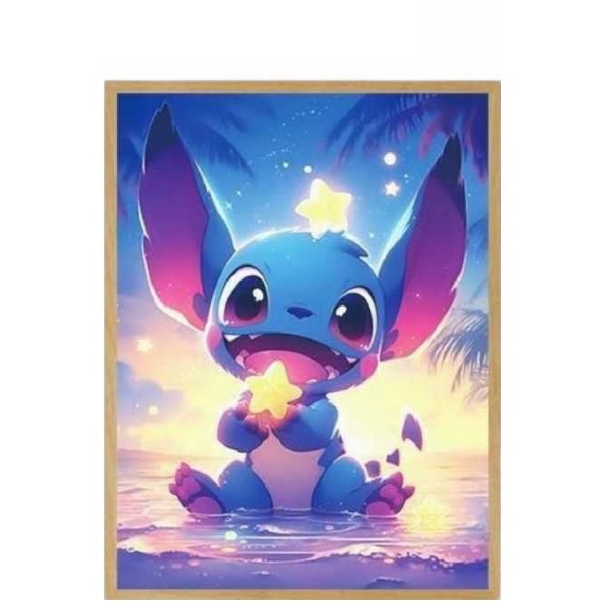 Φωτιζόμενη Κορνίζα Stitch 30x23cm USB