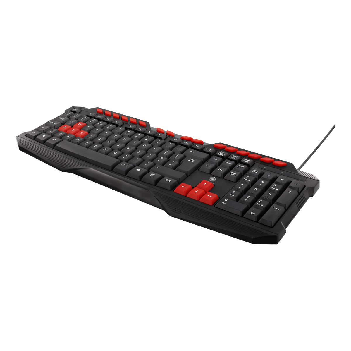 Deltaco Gaming Πληκτρολόγιο Ενσύρματο UK Layout Μαύρο Πορτοκαλί GAM-024UK - Image 2