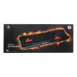 Deltaco Gaming Πληκτρολόγιο Ενσύρματο UK Layout Μαύρο Πορτοκαλί GAM-024UK - Image 3