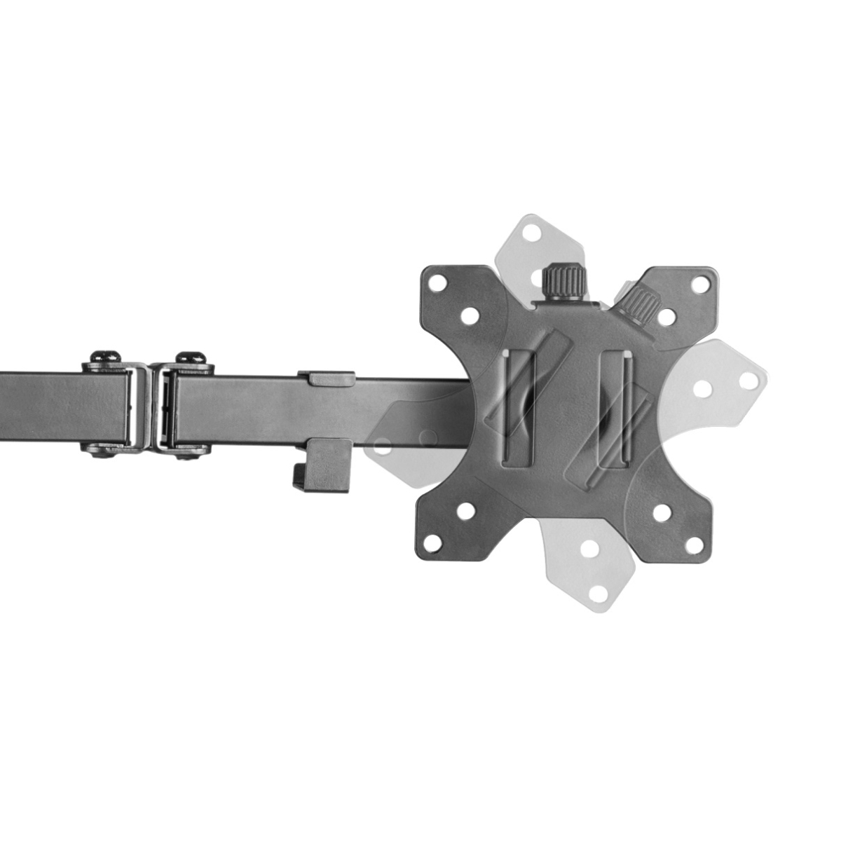 Deltaco Gaming Βάση Γραφείου για 2 Οθόνες 13"-32", 8kg, 75x75-100x100 Μαύρη GAM-040 - Image 4