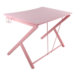 Deltaco Gaming PT85 Γραφείο 116x75x75cm Ροζ GAM-055-P - Image 3